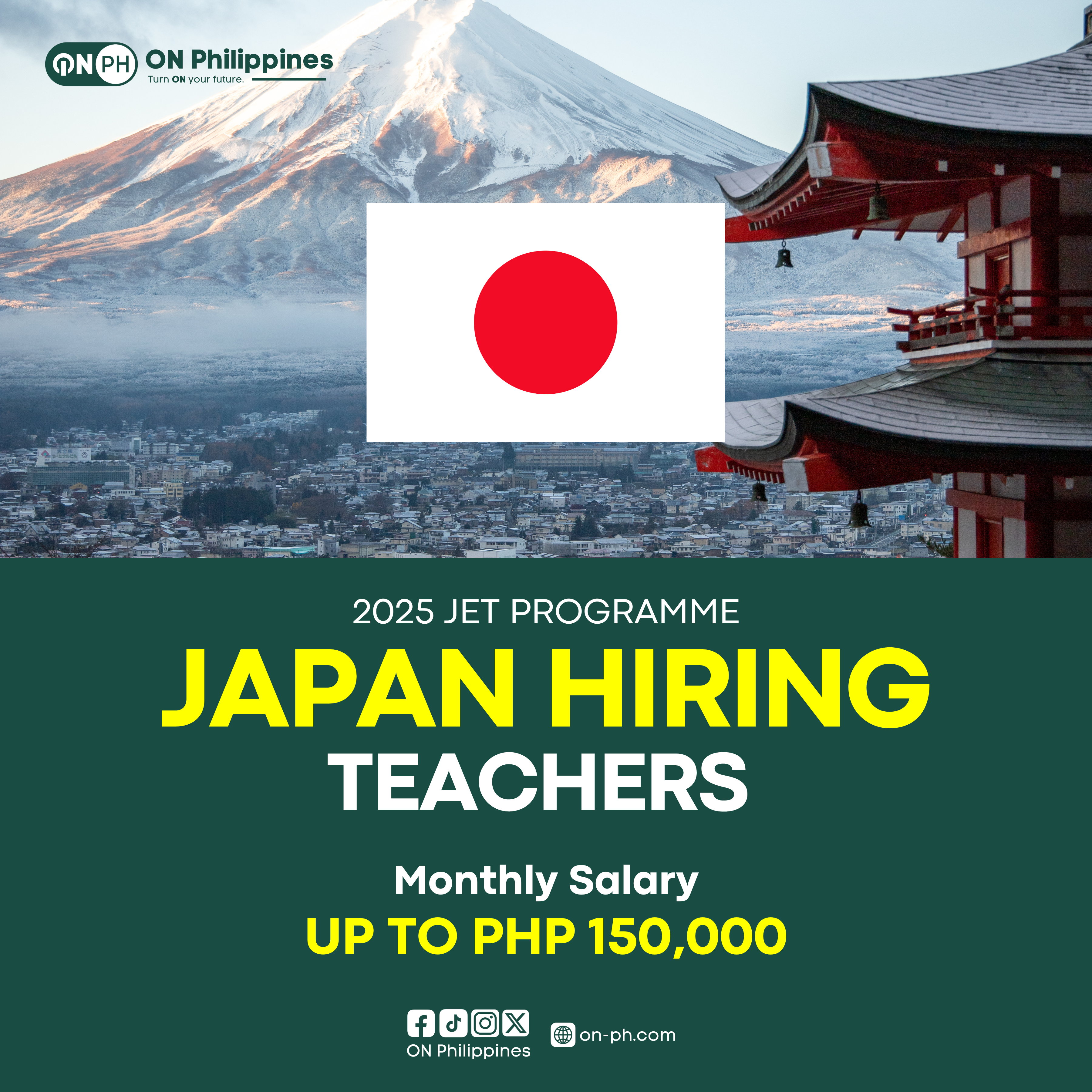 Applications Now Open for the 2025 JET Programme – Assistant Language Teacher (ALT) in Japan